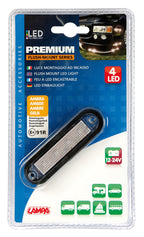 Luce ingombro - 4 Led - 12/24V - Arancio