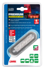 Luce ingombro - 4 Led - 12/24V - Bianco