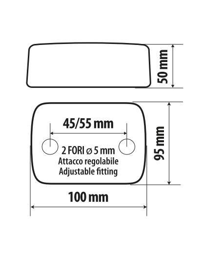 Basic, fanale posteriore 3 funzioni 12V