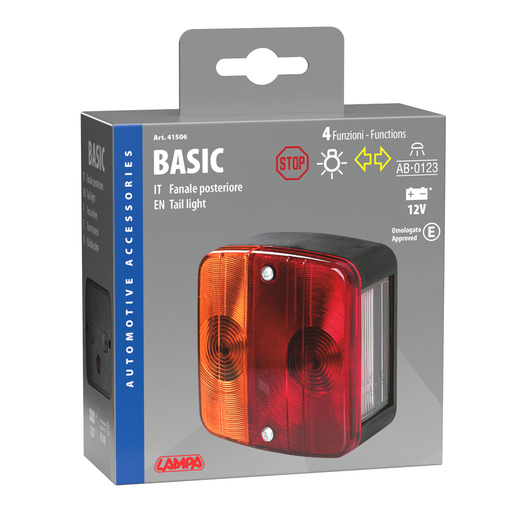 Basic, fanale posteriore 4 funzioni 12V