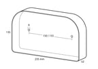 Deluxe, fanale posteriore 6 funzioni 12V - Sinistro