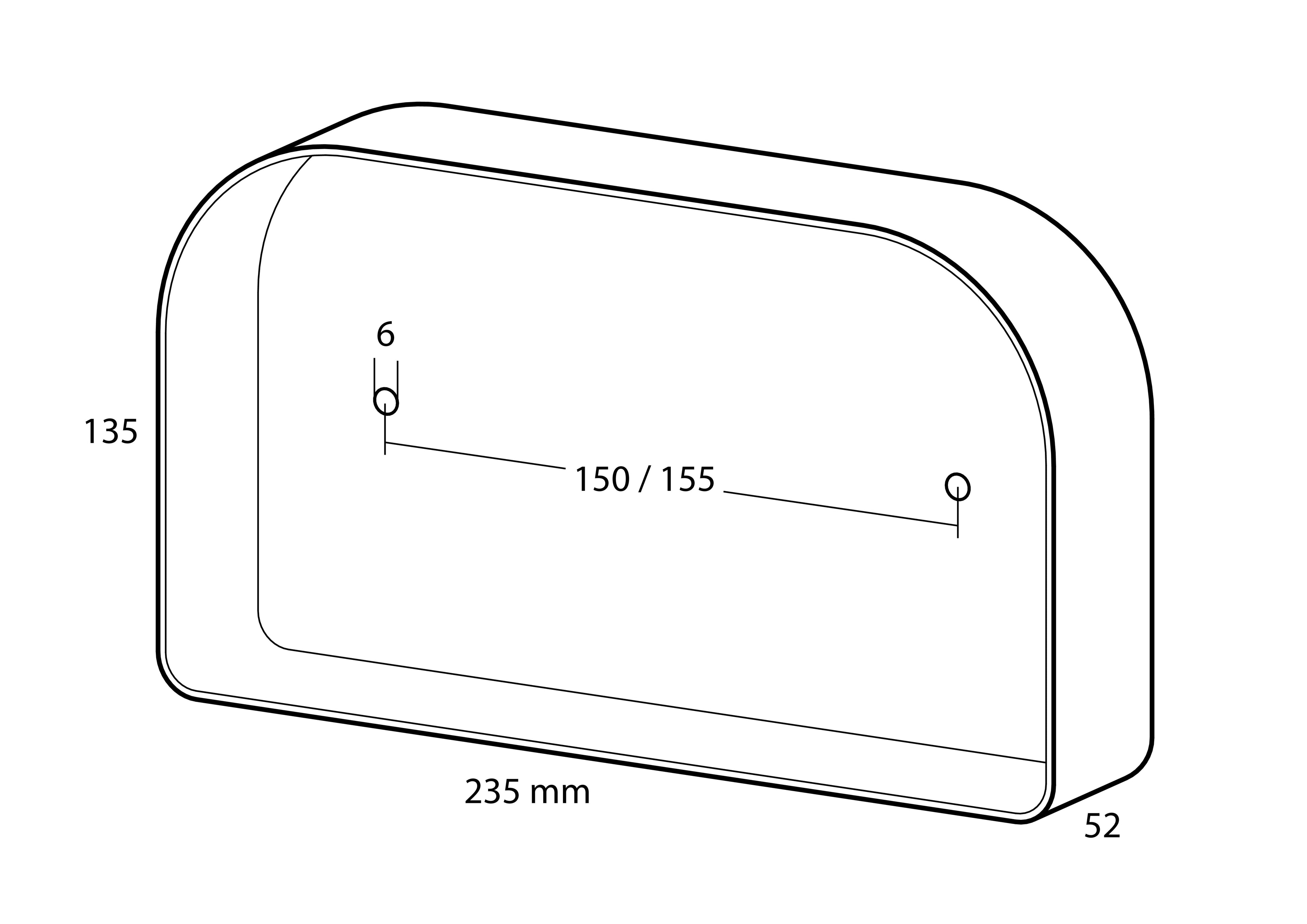Deluxe, fanale posteriore 6 funzioni 12V - Sinistro