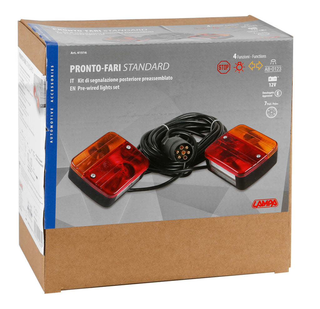 Pronto-Fari, kit di segnalazione posteriore, 12V