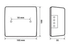 C-Led Look, fanale posteriore Led 4 funzioni, 12/24V - Destro