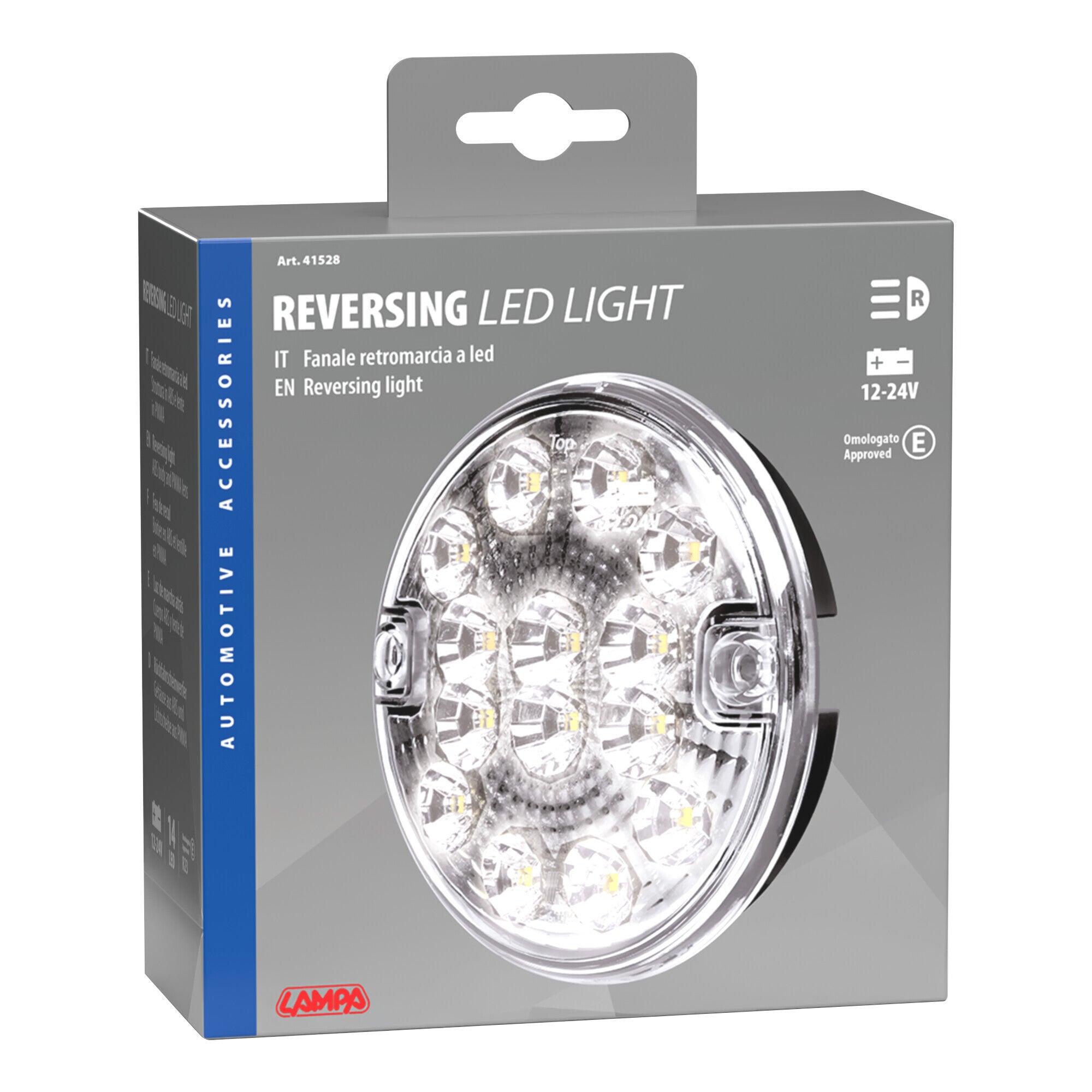 Fanale rotondo retromarcia Led, 12/24V