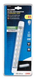 Illumi, luce ingombro - 9 Led - 12/24V - Bianco - 1 funzione