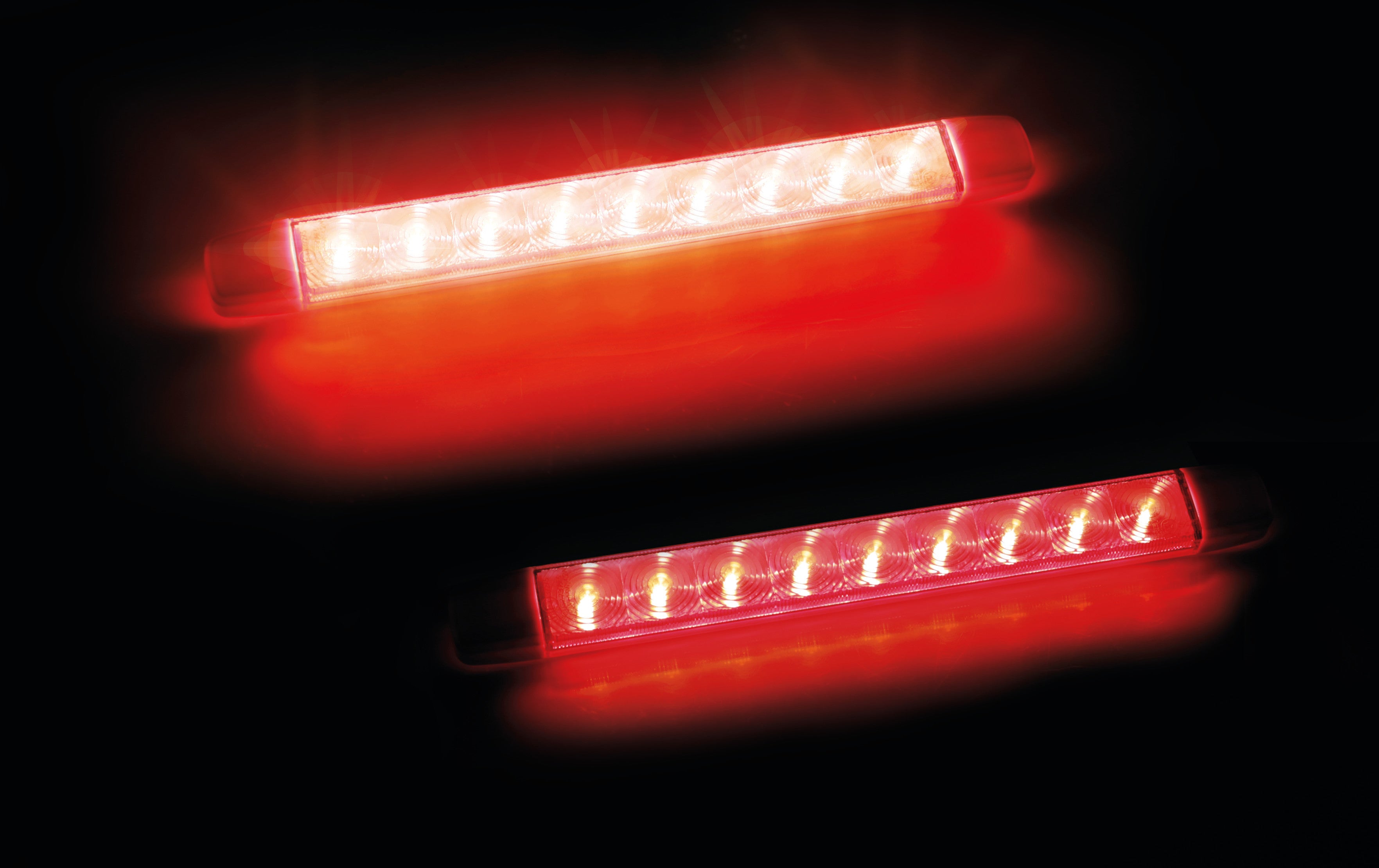 Illumi, luce ingombro - 9 Led - 12/24V - Rosso - 2 funzioni