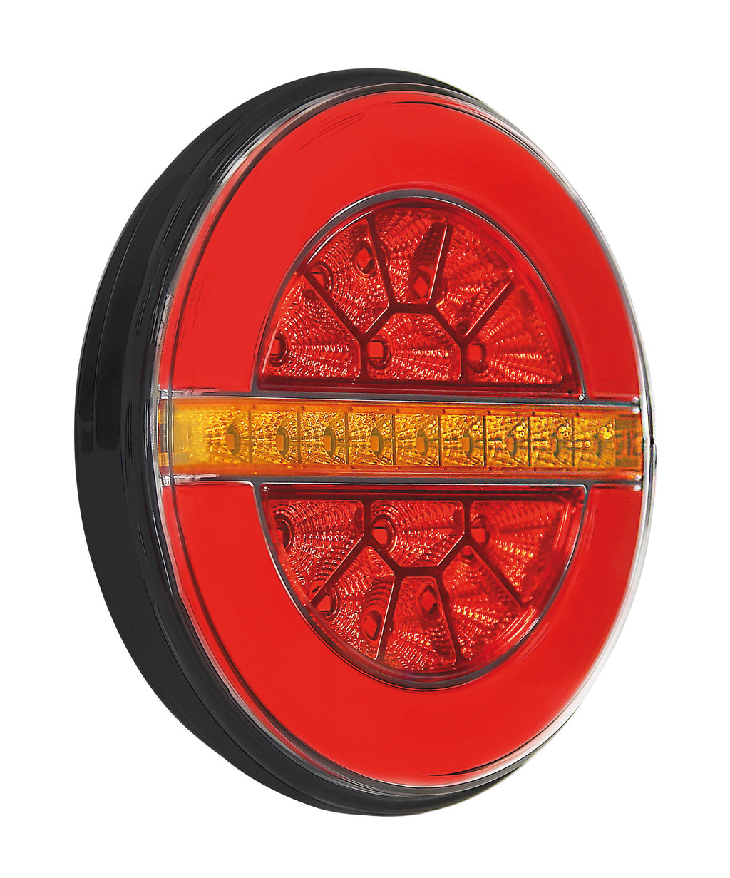 Dynamic O-Led, Fanale posteriore, 3 funzioni, 12/24V - Destro