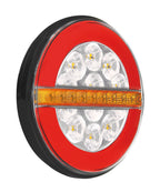 Dynamic O-Led, Fanale retromarcia, 3 funzioni, 12/24V - Sinistro