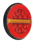 Dynamic O-Led, Fanale retronebbia, 3 funzioni, 12/24V - Destro