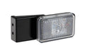 Luce ingombro con catarifrangente e staffa - 1 Led - 12/24V - Bianco