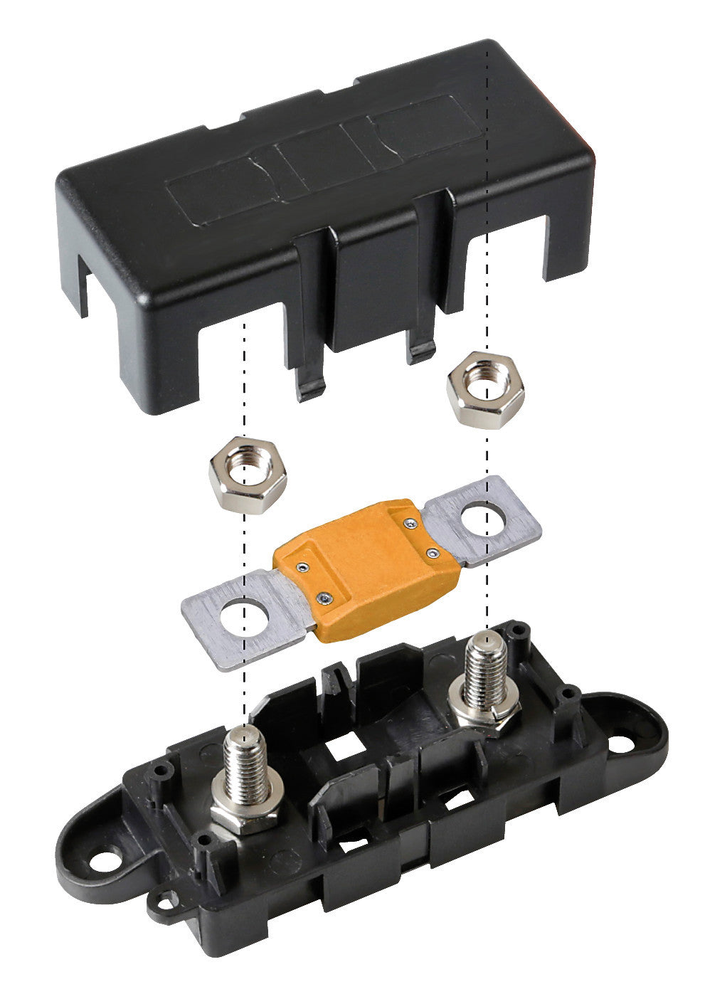 Porta fusibile tipo ANL con coperchio