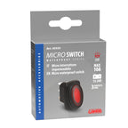 Micro interruttore impermeabile con spia a Led - 12/24V - Rosso
