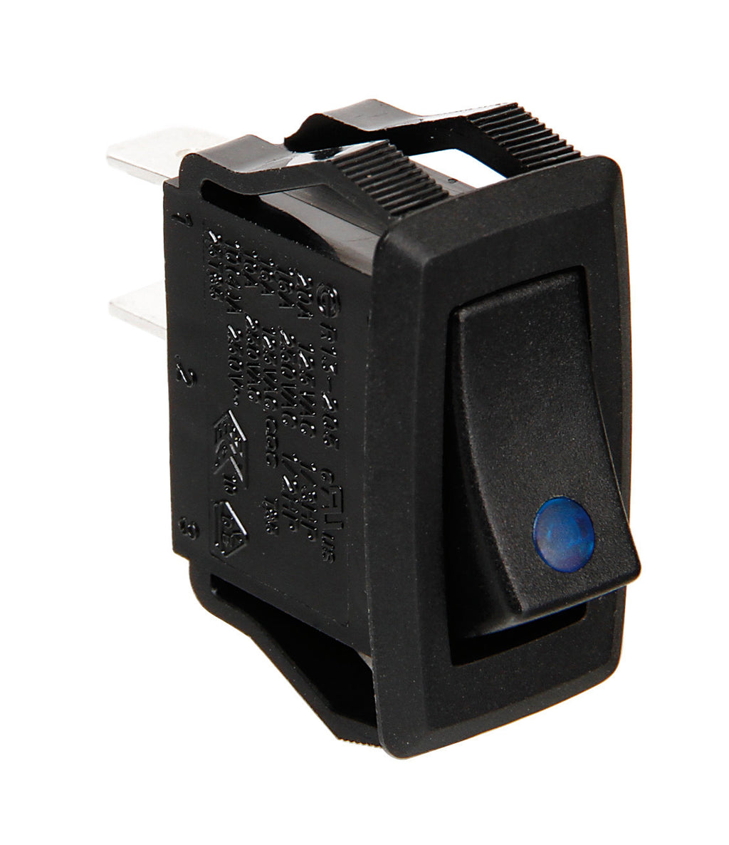 Micro interruttore con spia a Led - 12/24V - Blu
