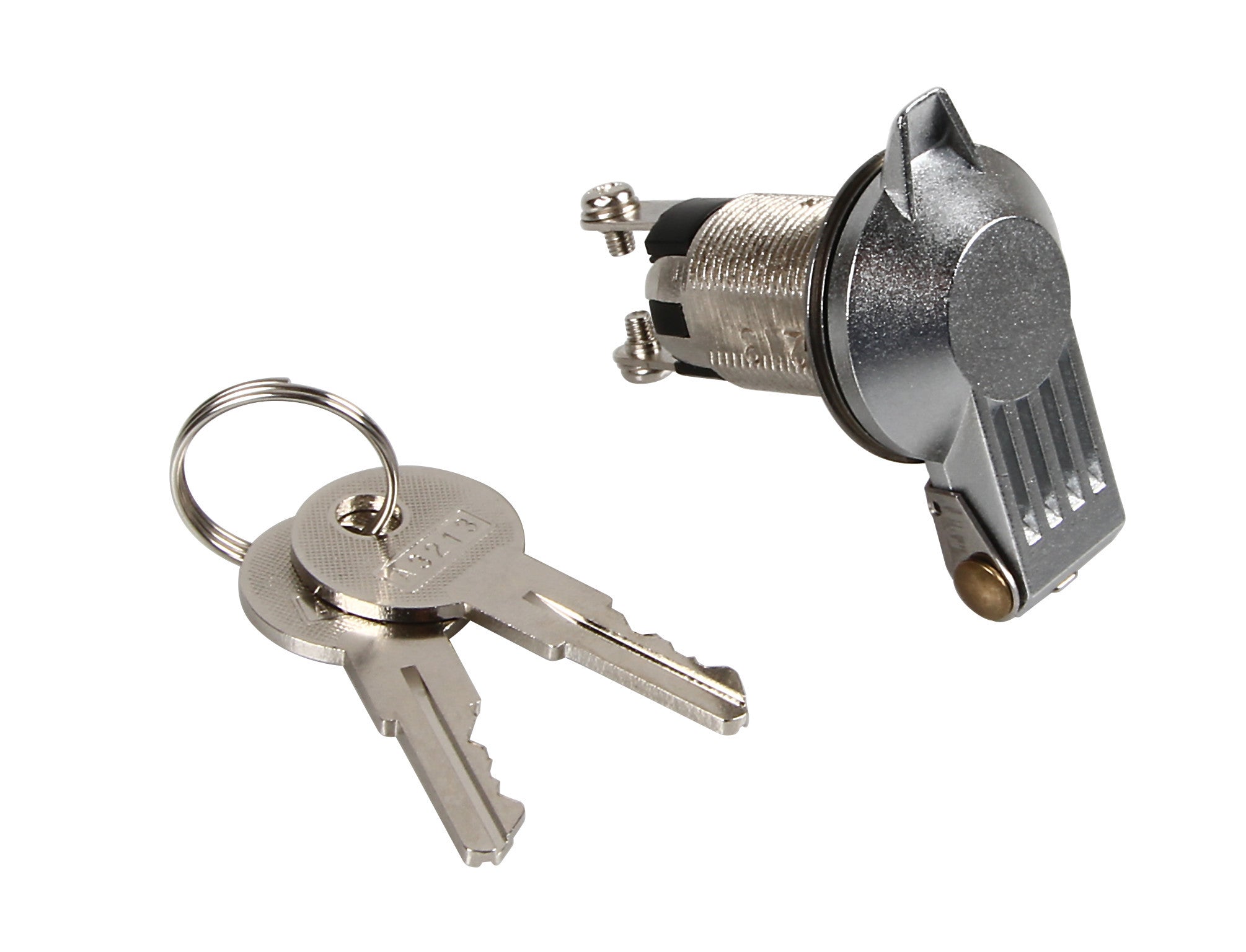 Interruttore a chiave con protezione - 12/24V - 10A
