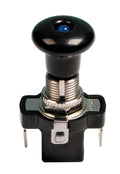 Interruttore tira-spingi con spia a Led - 12/24V - Blu - 10A
