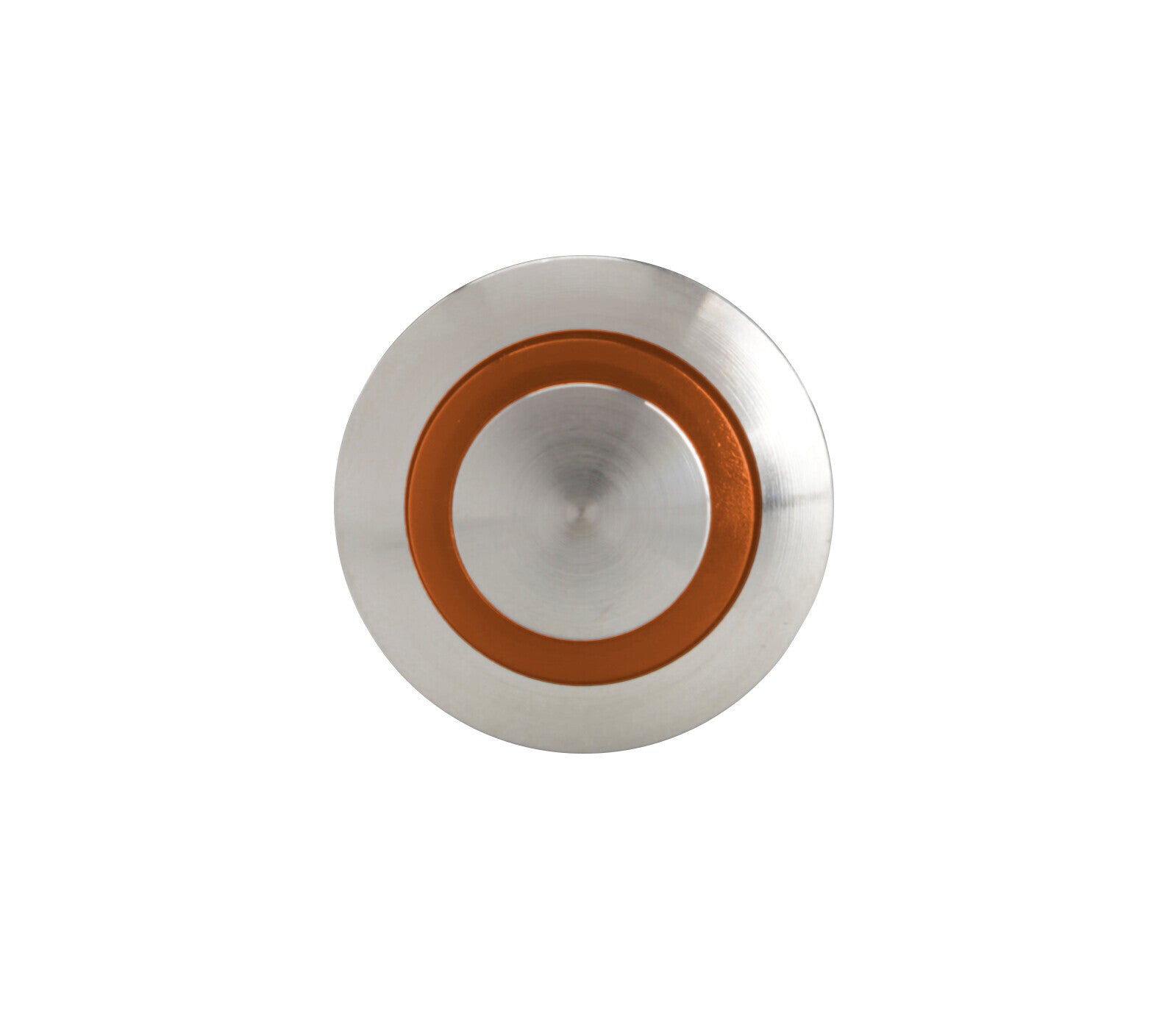 Interruttore a pulsante con spia a Led, 12/24V - Arancio
