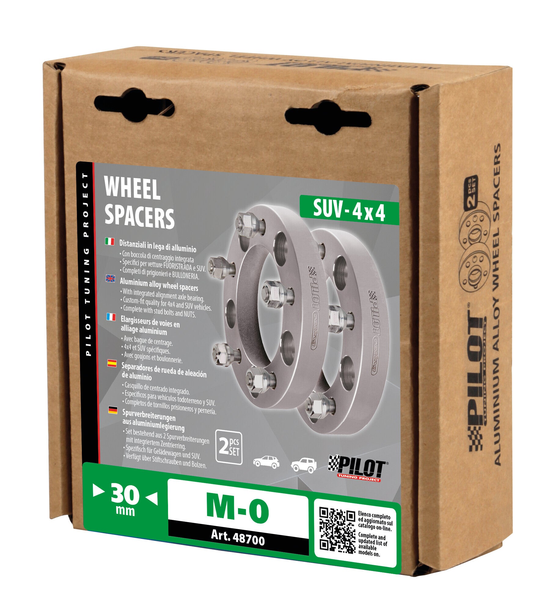 Kit 2 Distanziali 4x4 - 30 mm - M0