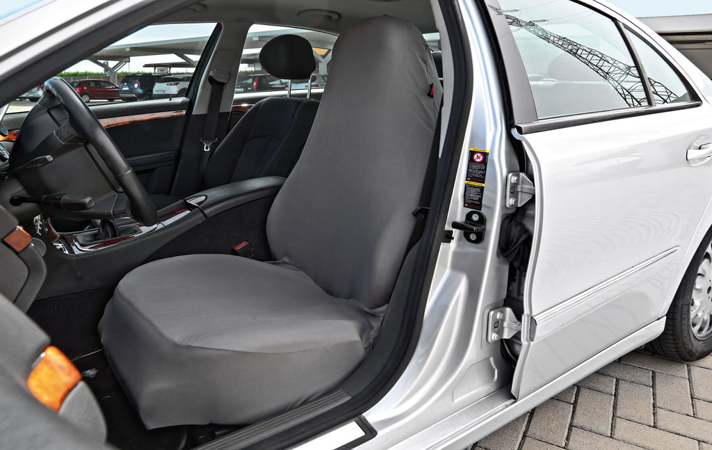 Quick Cover, coprisedile elasticizzato anteriore - Grigio