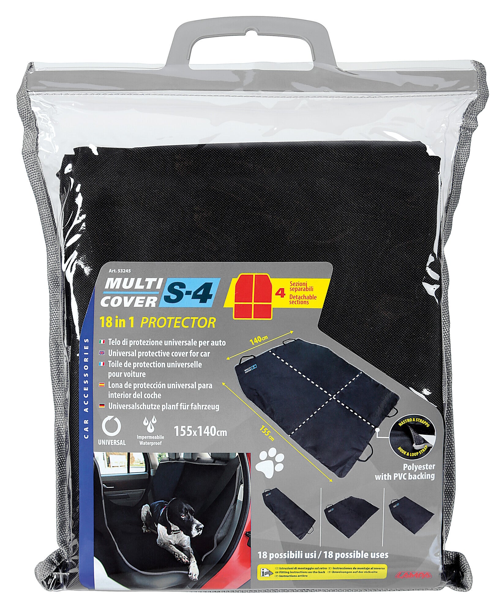 Multi-cover S-4, telo di protezione universale per interno auto