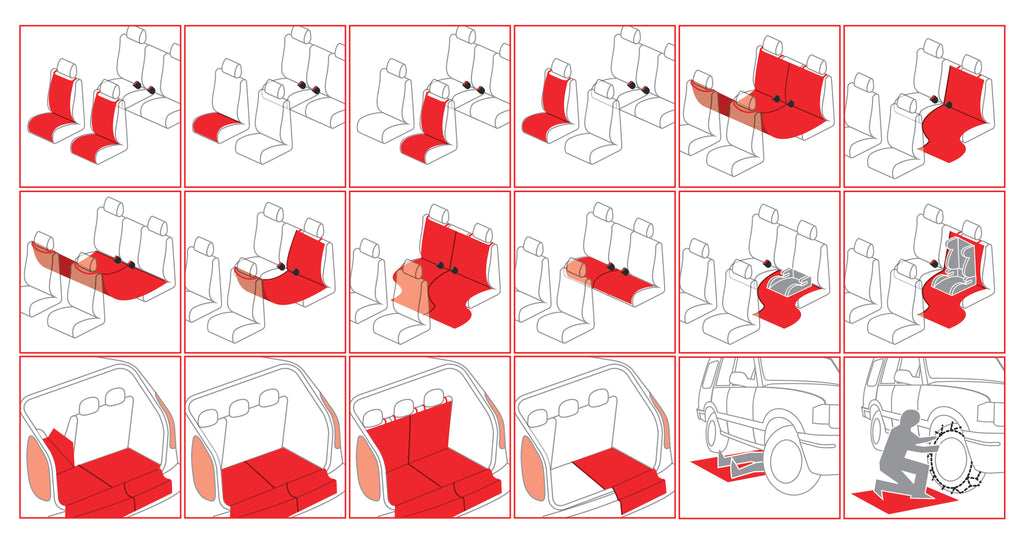 Multi-cover S-4, telo di protezione universale per interno auto