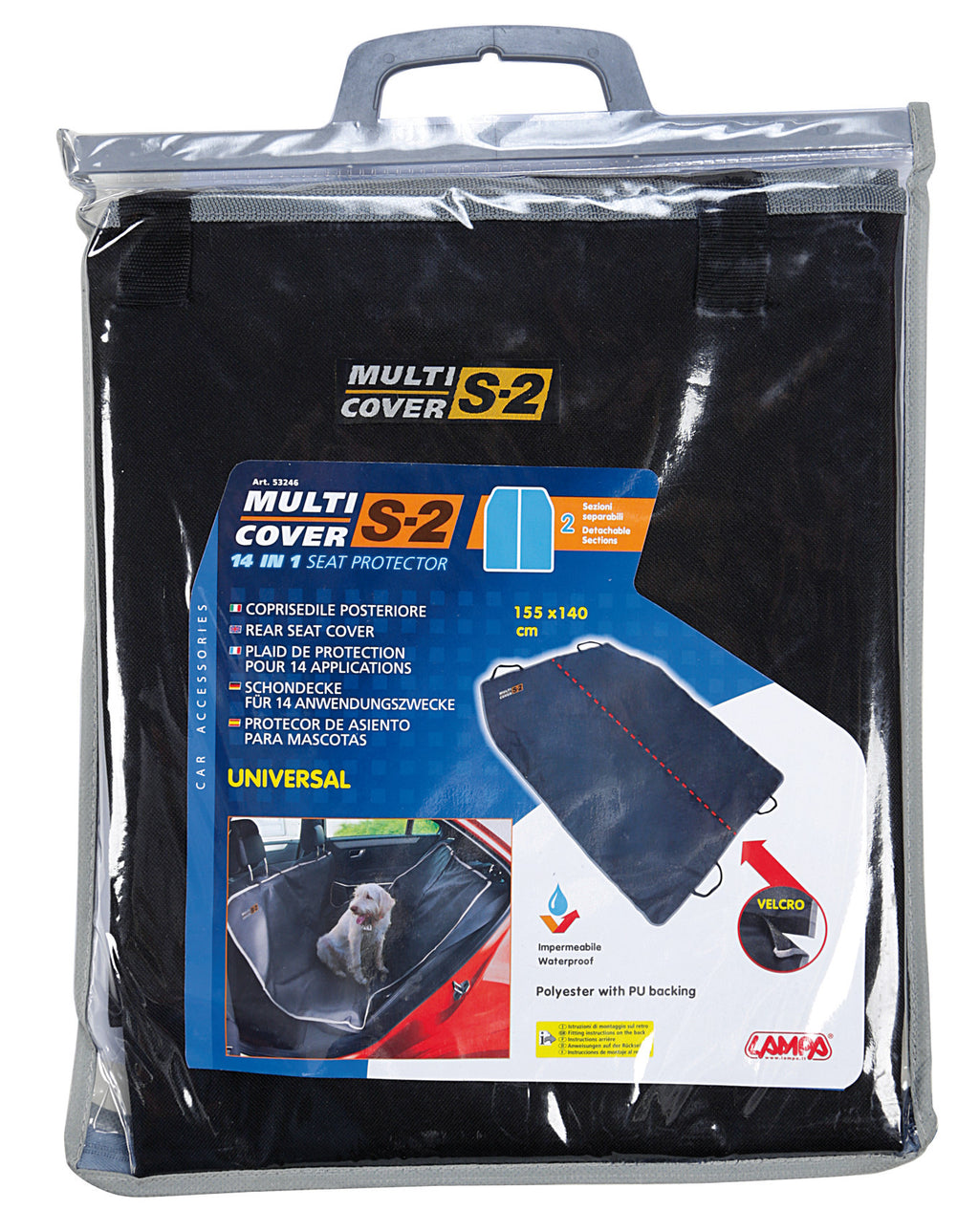 Multi-cover S-2, telo di protezione universale per interno auto