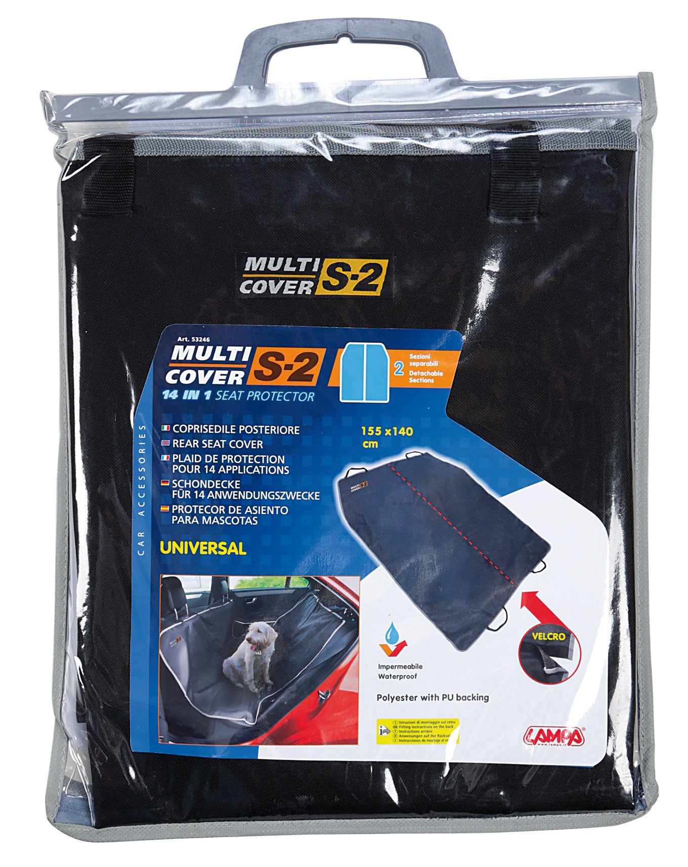 Multi-cover S-2, telo di protezione universale per interno auto