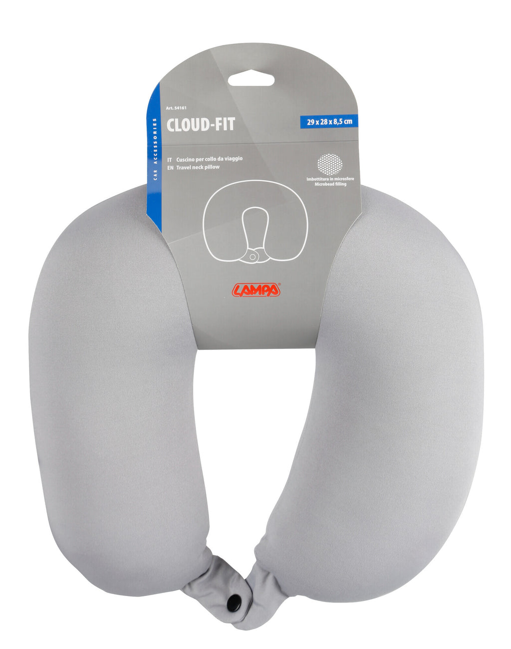 Cloud-Fit, cuscino per collo da viaggio - Grigio