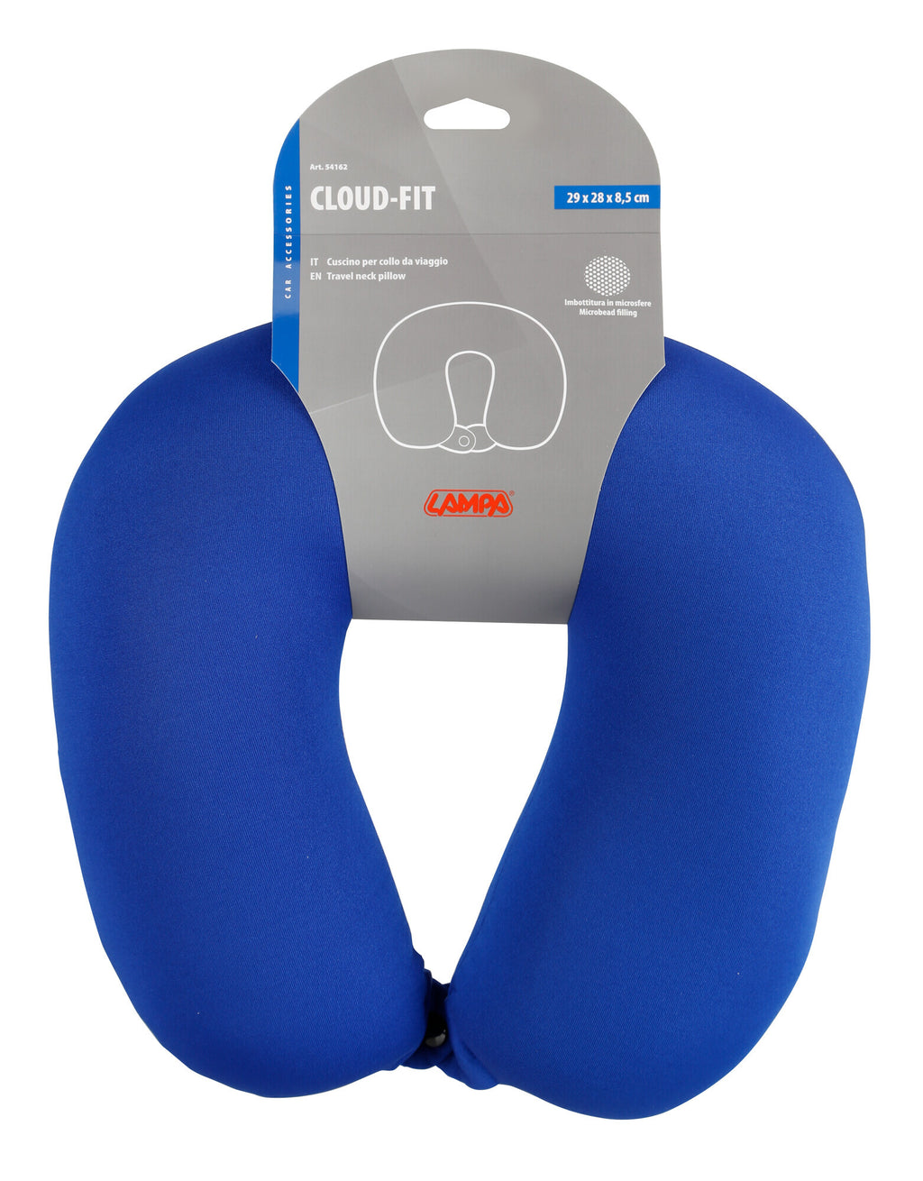 Cloud-Fit, cuscino per collo da viaggio - Blu Navy