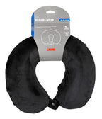 Memory-Wrap, cuscino per collo in memory foam da viaggio - Nero