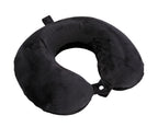 Memory-Wrap, cuscino per collo in memory foam da viaggio - Nero