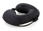 Memory-Wrap, cuscino per collo in memory foam da viaggio - Nero