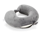 Memory-Wrap, cuscino per collo in memory foam da viaggio - Grigio