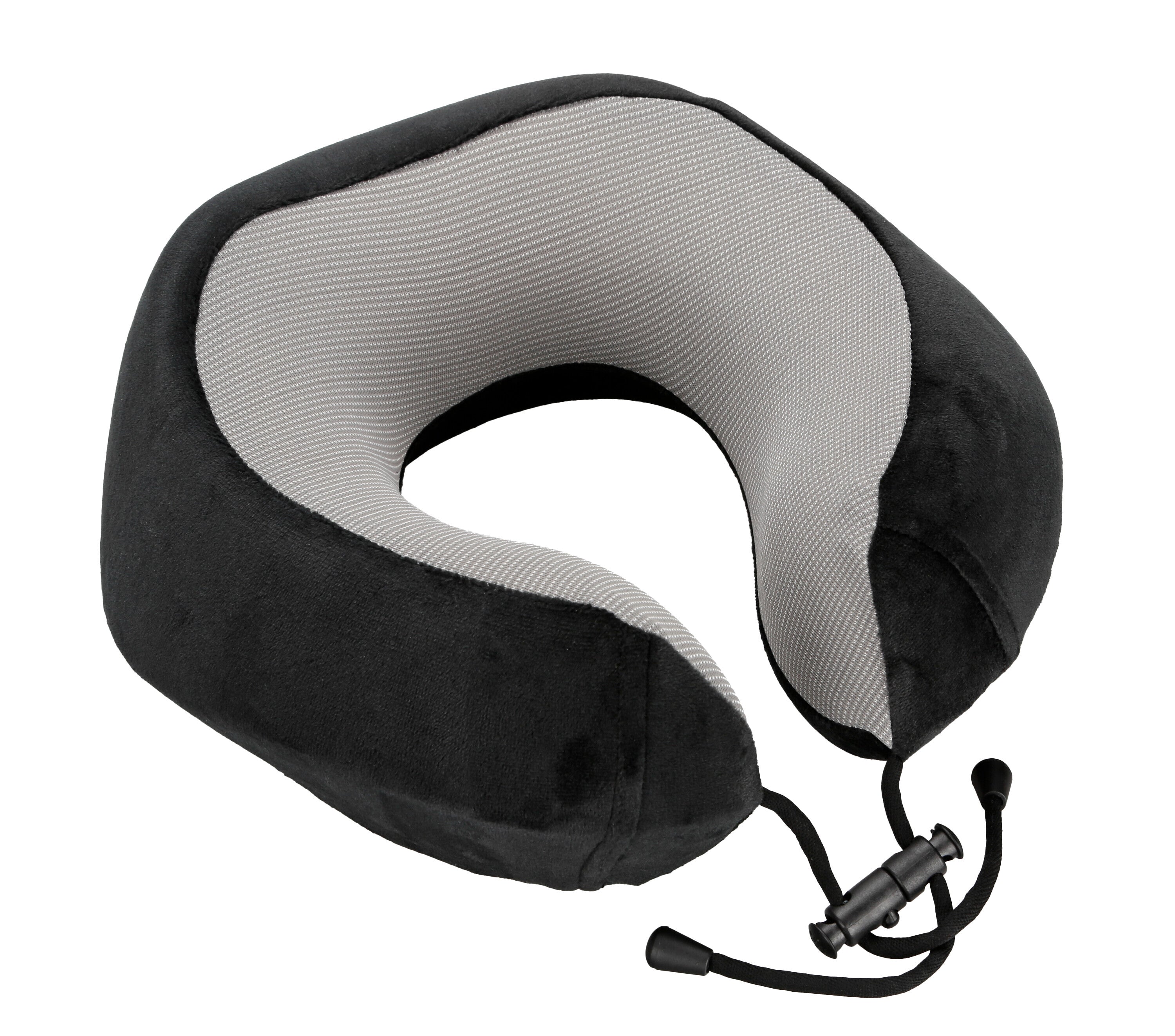 Neck-Luxe, cuscino per collo ergonomico da viaggio - Nero