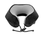 Neck-Luxe, cuscino per collo ergonomico da viaggio - Nero