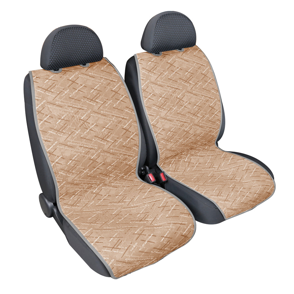 Fresco Elegance, coppia schienali anteriori double face - Beige