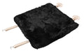 Comfort Max, coprisedile in montone - Nero