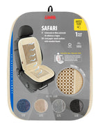 Safari, schienale in fibra naturale di cellulosa e legno - Avorio