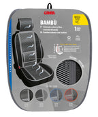 Bambù, schienale estivo in fibra naturale di bambù - Nero