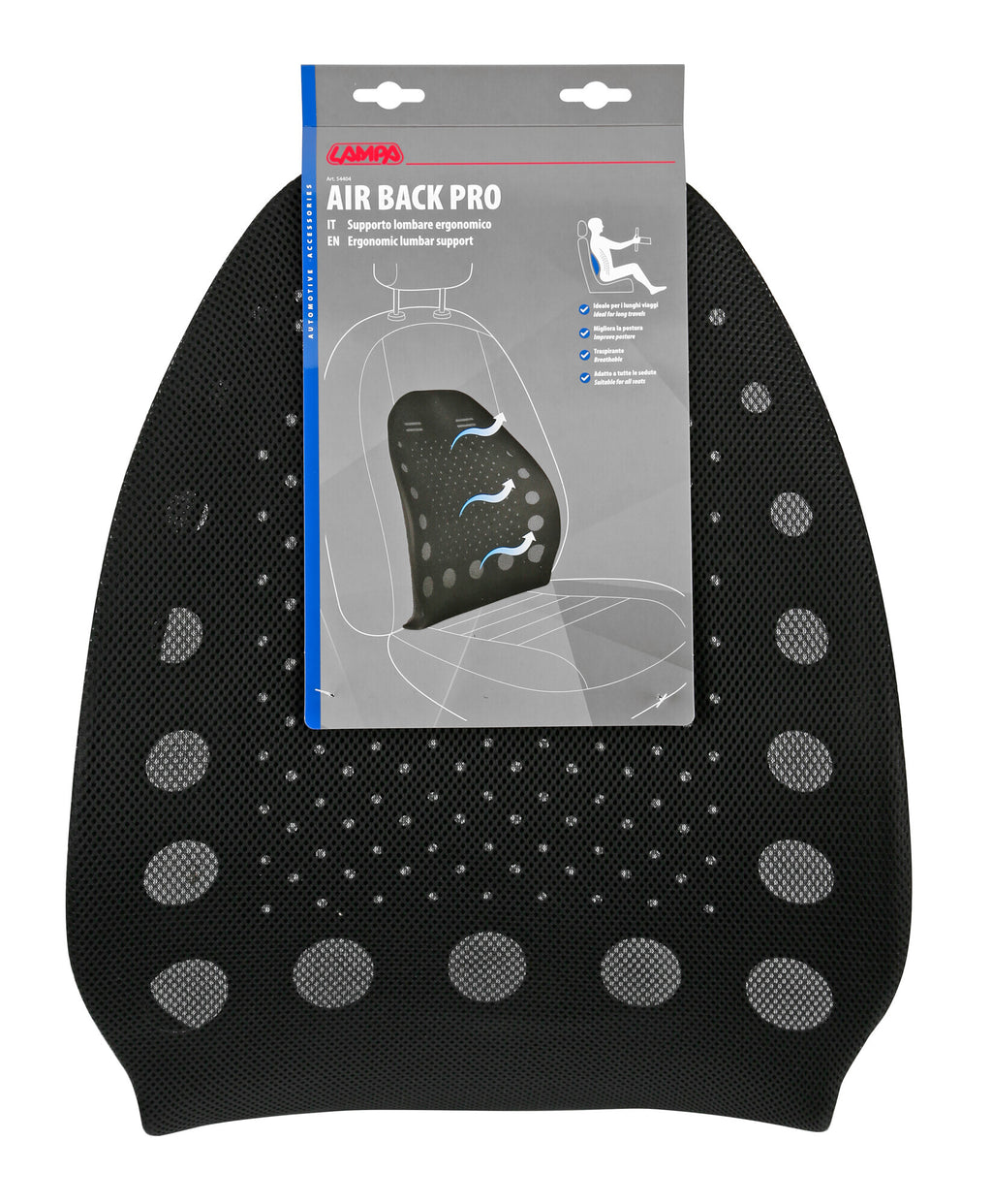 Air Back Pro, supporto lombare ergonomico - 50x40 cm