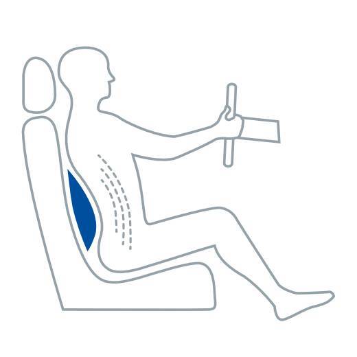 Air Back Pro, supporto lombare ergonomico - 50x40 cm