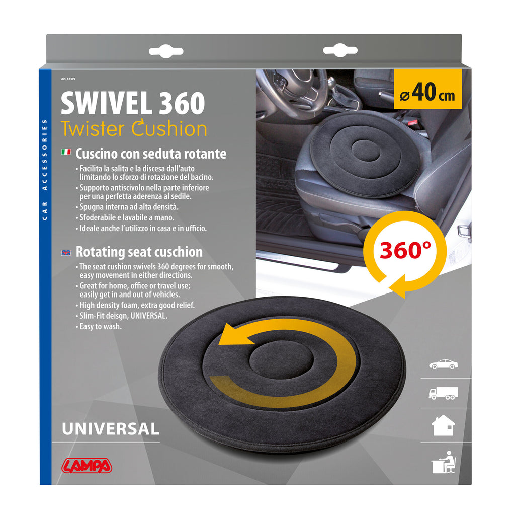 Swivel 360, cuscino con seduta rotante