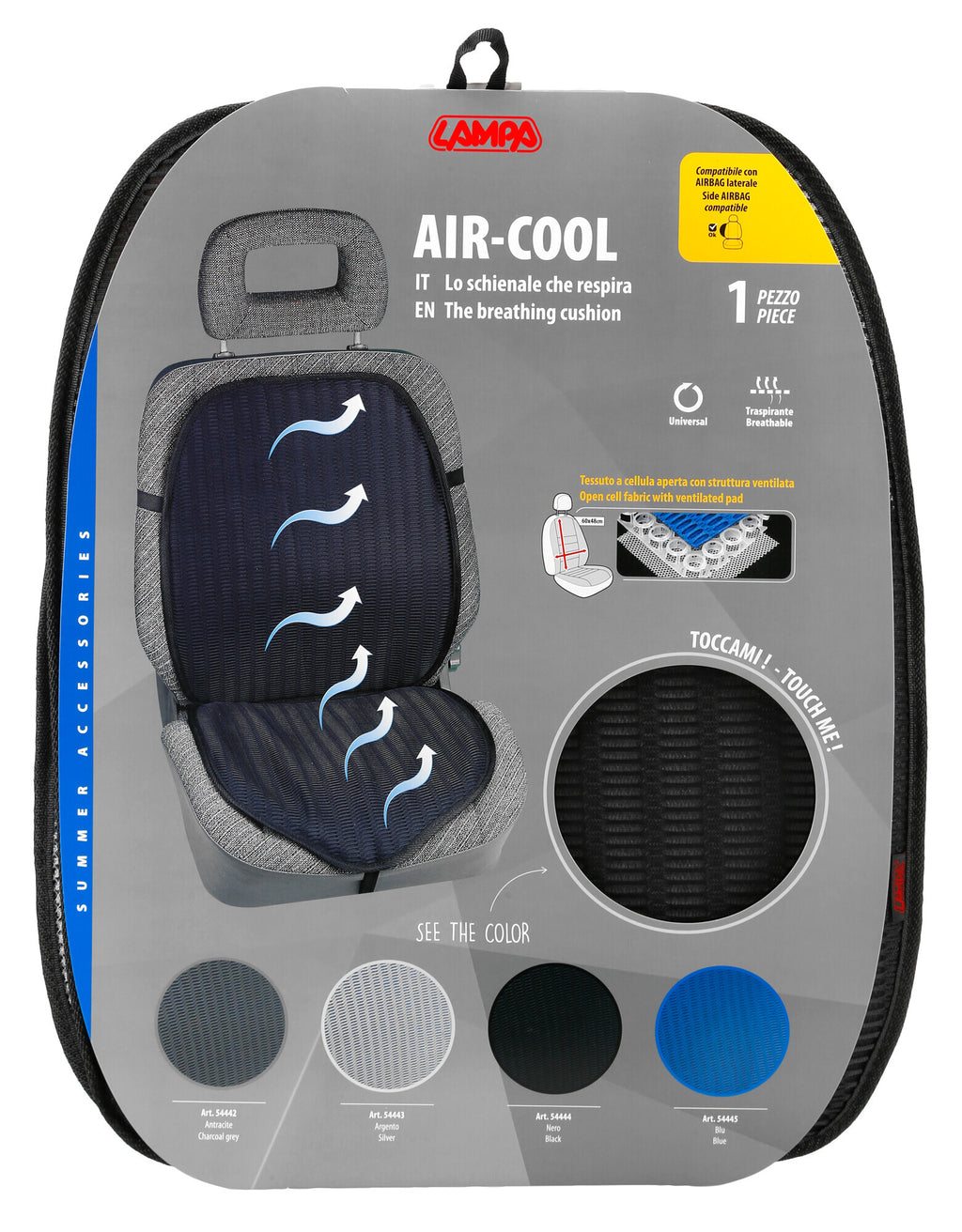 Air-Cool, Lo schienale che respira - Nero