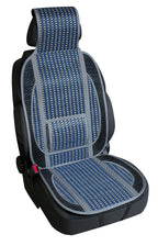 Fresco-Sport, schienale estivo in fibra naturale di bambù - Blu