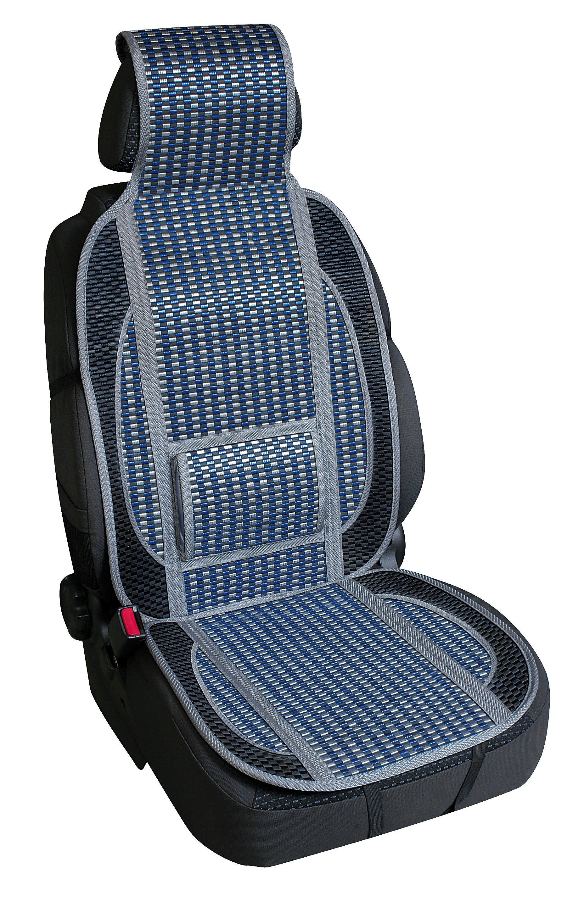 Fresco-Sport, schienale estivo in fibra naturale di bambù - Blu