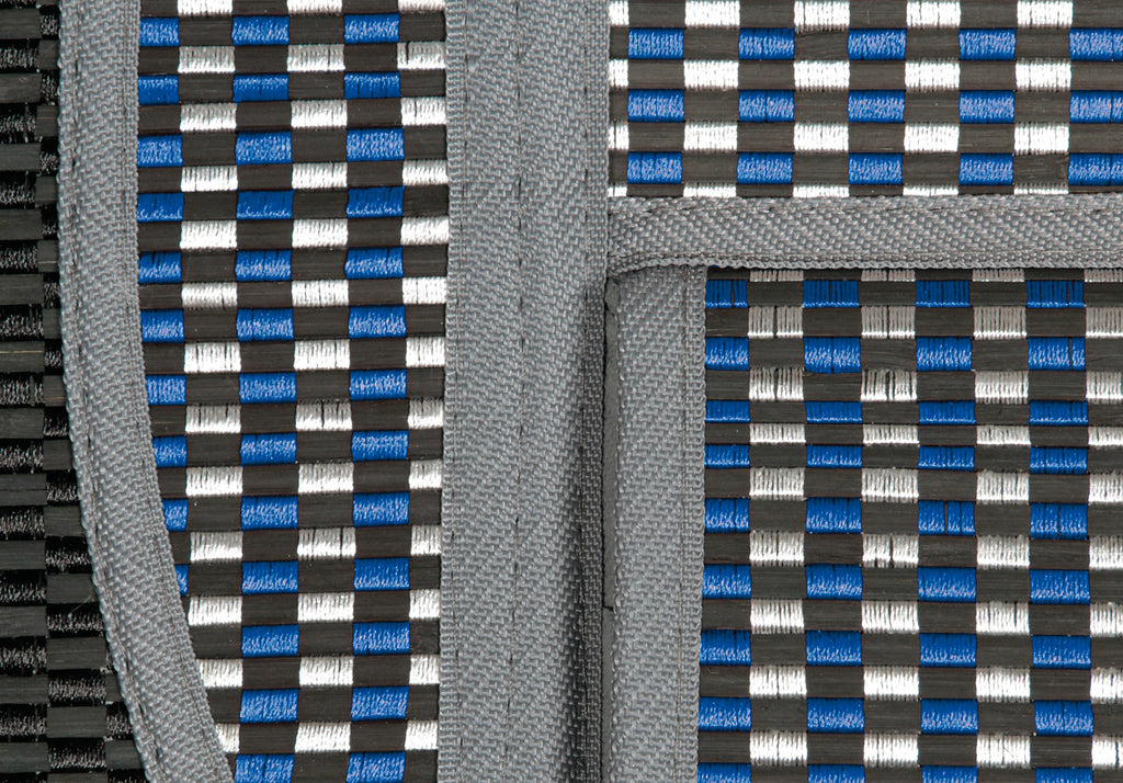 Fresco-Sport, schienale estivo in fibra naturale di bambù - Blu
