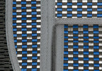 Fresco-Sport, schienale estivo in fibra naturale di bambù - Blu