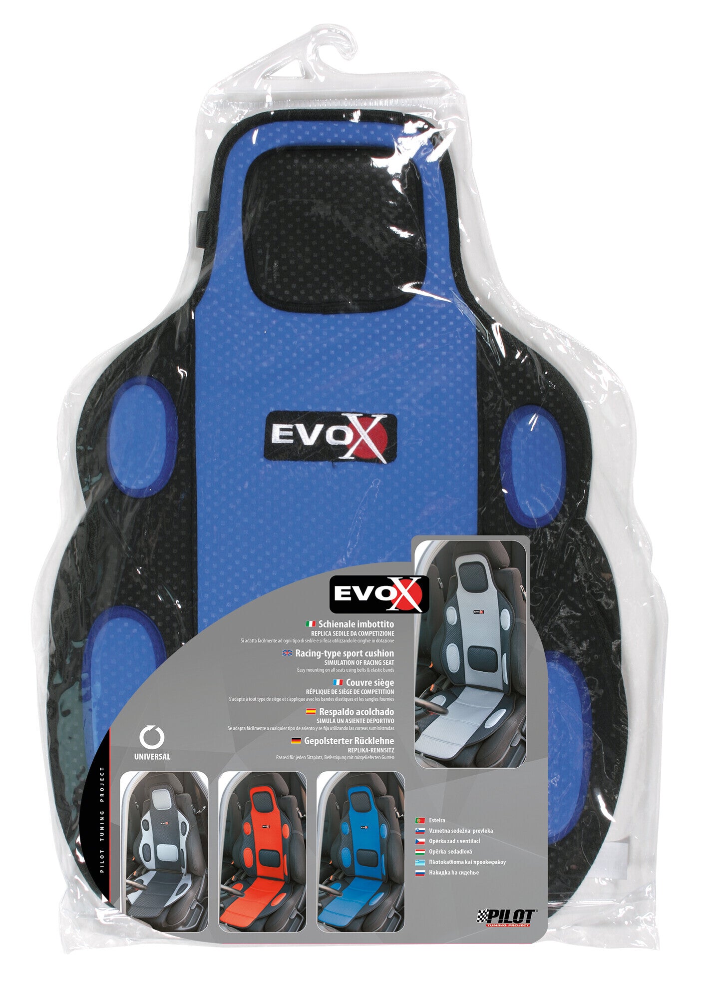 Evox, schienale imbottito - Blu