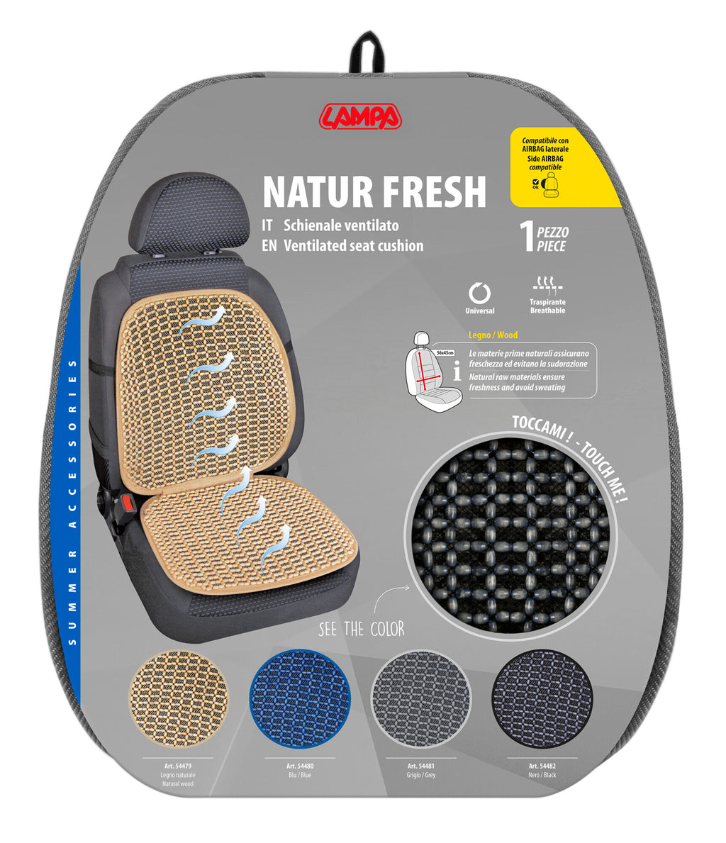 Natur-Fresh, schienale ventilato - Grigio