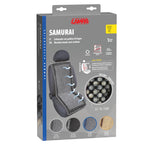 Samurai, schienale in palline di legno - Antracite/Grigio